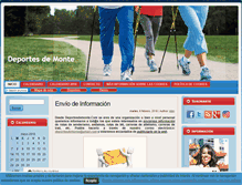 Tablet Screenshot of deportesdemonte.com